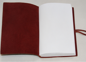 Carnet d'adresses en cuir véritable marron fait main DNA GROUP DNA0601 avec fermeture à sangle, style agenda à couverture rigide, personnalisable, vente en gros - Product Image 2