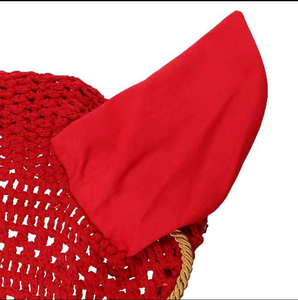 Máscara Antimoscas para Caballos, Diseño Moderno, Hecha en Pakistán, Tejido Deportivo Ligero, Protección Contra Insectos y Moscas, Protección para las Orejas - Product Image 4