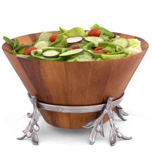 Tazón de madera maciza, utensilios de cocina de madera, tazón de madera sostenible, tazón de madera de calidad alimentaria, tazón de madera con acabado natural - Product Image 1