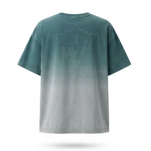 Camiseta de algodón lavado con efecto desgastado para mujer, corte holgado, manga corta, estilo casual urbano, camiseta oversize con efecto deslavado para mujer - Product Image 2