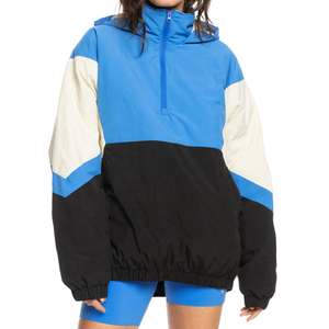 Chaqueta Anorak Ligera Impermeable para Mujer, con Bolsillos Delanteros, para Otoño e Invierno, Estilo Bomber, Color Liso - Product Image 4