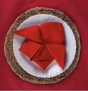 Ensemble de nappes élégantes en satin, serviettes de table à bordure, réutilisables, prix de gros - Product Image 4