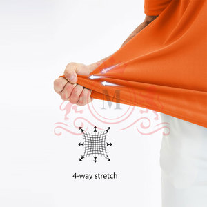 Active Wear <b>Orange</b> <b>Polo</b> Shirt Soft Performance Fabric Breathable Modern Fit Short Sleeve Everyday Comfort - Product Image 5
