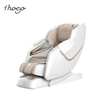 Fauteuil de massage corporel complet 3D de luxe à gravité zéro, avec commande vocale intelligente IA et rail SL, canapé de massage électrique pour le bien-être à domicile