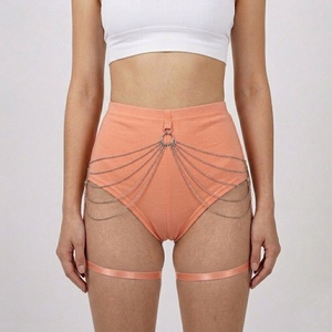 Shorts de Baile Estilo Panty para Mujer, Shorts Sexys con Cadena, Shorts para Club Nocturno de HYPEN SPORTS, Edición Especial - Product Image 3