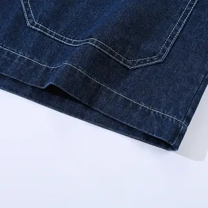 Camisa de mezclilla vintage de manga corta para hombre 2026, talla grande, transpirable, con bolsillo en el pecho, azul, gris, negro, informal y fresca para verano - Product Image 3