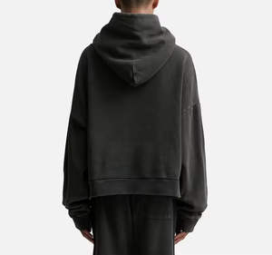 Sudadera con Capucha de Forro Polar Tejido para Hombre, Diseño Lavado Ácido Totalmente Personalizado, de Alta Calidad, Corta, Invierno 2026 - Product Image 1