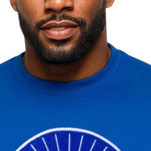 Sudadera Phi Beta Sigma con Escudo Azul Chenille para Hombre, Cuello Redondo con Letras Griegas, Prenda de Fraternidad Bordada Premium, Clásica 1914 - Product Image 2