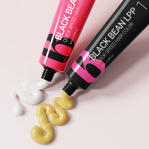 Crème colorante pour cheveux Cellreborn Black Bean LPP à action rapide 60ml Sans ammoniaque Formule semi-permanente à base de plantes Tube - Product Image 2