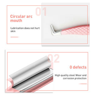 Pince à cils personnalisée avec logo, en acier inoxydable arc-en-ciel, à pointe incurvée de précision, outils d'extension de fibres - Product Image 3