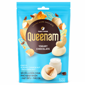 จัดส่งเร็ว รับผลิตสินค้าขายส่ง OEM/ODM ช็อกโกแลตดรากี ฮาลาล ช็อกโกแลตเคลือบโยเกิร์ต อัลมอนด์ เม็ดมะม่วงหิมพานต์ แมคคาเดเมีย นัท 150 กรัม - Product Image 1