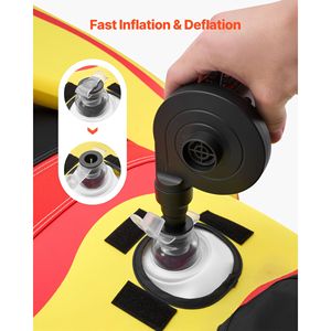 Tubo Gonfiabile Trainabile in PVC/Vinile per Sport Acquatici, Capacità 850 Libbre, 5 Persone - Product Image 4