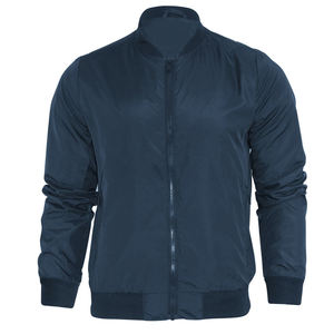 Chaqueta Bomber para Hombre, Totalmente Personalizada, 85% Poliamida, 15% Elastano, Color Oliva, Cierre Completo, Puños con Cremallera, Color Grafito - Product Image 6