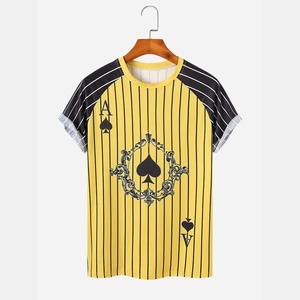 T-shirt vintage à manches courtes et col rond pour homme, coupe classique, 100 % polyester, séchage rapide, design personnalisé, fabrication usine – Meilleures ventes - Product Image 1