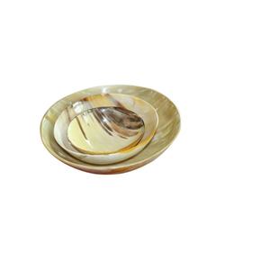 Juego de 5 Cuencos de Cuerno Natural Hechos a Mano, Ecológicos, con Acabado Liso y Diseño Moderno para Decoración de Cocina y Servir Alimentos - Product Image 4