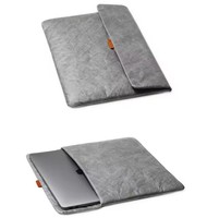 Tyvek recyclable personnalisé lavable étanche pochette pour ordinateur portable sac avec étui en papier pour ordinateur