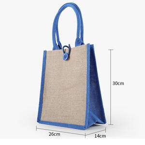Biodegradable Jute Zipper Carry Bag for Sustainable Packaging - Product Image 3