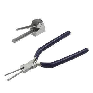 <b>Small</b> Jaw 160mm Jewelry Oval Mandrel <b>Plier</b> Spring PVC Handles 2mm X 4mm 3mm X 6mm Sizes for Lap Joint Crimping PVC Application - Product Image 1