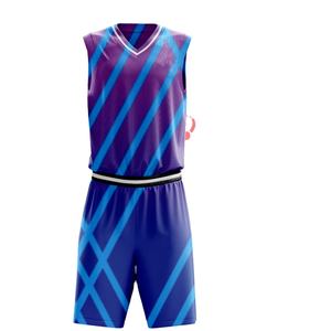 Vêtements de basketball respirants 100% polyester, maillot de basketball personnalisé, uniforme de basketball pour enfants - Product Image 3