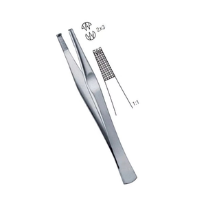 Pinzas de tejido Premium Lane 15cm 20cm 1x2 2x3 Dientes Acero Inoxidable de Alta Resistencia Instrumentos Quirúrgicos Veterinarios Médicos CE ISO - Product Image 3