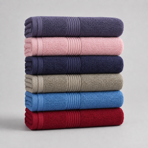 Serviette en tissu éponge doux à boucles denses pour une absorption rapide de l'humidité, texture moelleuse et utilisation quotidienne confortable, haute qualité - Product Image 1