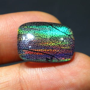 Monarch Butterfly Opal Doublet Gemstone Rainbow <b>Fire</b> Opal Handmade <b>Stone</b> Jewelry Monarch Opal Doublet Ring Colorful Opal Jewelry - Product Image 4