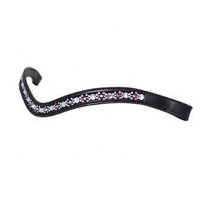 สายรัดข้อมือคริสตัลรูปม้าสีน้ำตาล - Product Image 1