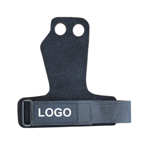 Poignées de gymnastique en néoprène à 2 trous, réglables avec boucle auto-agrippante, antidérapantes, unisexes, pour la musculation - Product Image 2