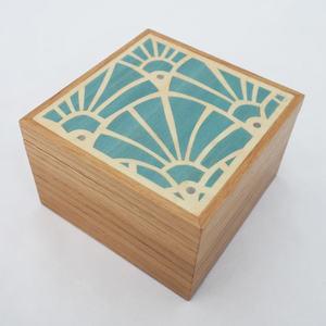 Luxurious Printed Natural Wooden Jewelry <b>Box</b> Decorative Custom <b>Shelf</b> <b>Box</b> Jewelry Organizer for Modern Gifting Vanity & HomeDecor - Product Image 6