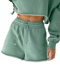 Ensemble de survêtement deux pièces pour femmes, coupe classique, 100% coton, écologique, grande taille, séchage rapide, respirant - Product Image 3