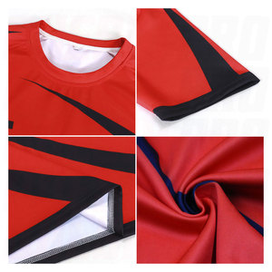เสื้อรักบี้ชาย พิมพ์ลาย ระบายอากาศได้ดี เป็นมิตรกับสิ่งแวดล้อม กันยับ น้ำหนักเบา คุณภาพสูง ผลิตจากโพลีเอสเตอร์ 100% ออกแบบได้ตามต้องการ ชุดกีฬา - Product Image 4