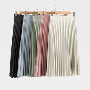 Women’s Vintage A-Line Maxi <b>Skirt</b> <b>Summer</b> Ball Gown Style Spandex Polyester Chiffon Blend - Product Image 5