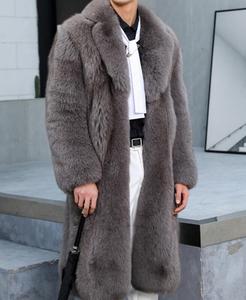 Autumn and Winter New <b>Men's</b> Coat Fashion <b>Long</b> Coat With Large Size Fat and Warmth and Casual Coats - Product Image 1