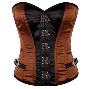 เสื้อครอเซ็ทวินเทจสำหรับผู้หญิง เซ็กซี่ กระชับสัดส่วน ระบายอากาศได้ดี ผ้าซาตินทันสมัย สำหรับสาวพลัสไซส์ - Product Image 1