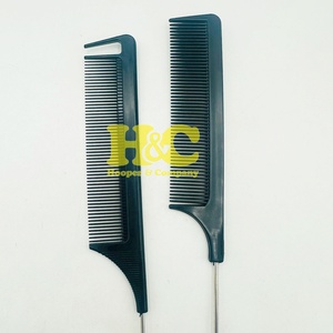 Peigne de coiffure en acier inoxydable de qualité supérieure, personnalisable, confortable, pour usage en salon de coiffure, logo professionnel personnalisé, Hooper - Product Image 4