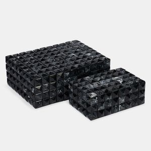 Caja Decorativa de Cuerno de Búfalo Natural Hecha a Mano de Alta Calidad, Organizador de Joyas y Contenedor para Frutos Secos, Vajilla - Product Image 5