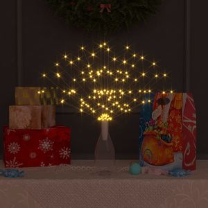 Ensemble de 4 lumières de Noël compactes en cuivre blanc chaud, série Firecrack Light - Product Image 4