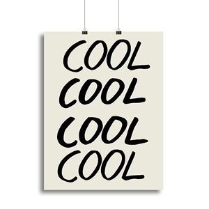 Stampa su tela o poster Cool Cool Cool Cool, etichette uniche per imballaggio prodotti - Product Image 1