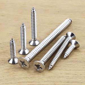 Tornillo para Madera de Cabeza Plana Métrica de Acero Inoxidable del Fabricante, Recubierto de Níquel y Zinc, Clase 4.8 y 6.8, Rosca M2-M10, OEM de Vietnam - Product Image 3