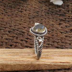 แหวนควอตซ์รูทิลสีทองธรรมชาติ เงินแท้ 925 ประดับด้วยพลอยรูทิลสีทอง สำหรับผู้หญิง ของขวัญวันครบรอบ - Product Image 3