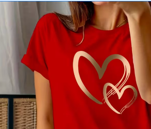 Ensemble décontracté d'été pour femmes, t-shirt à manches courtes et short à taille élastique, tenue en tissu doux - Product Image 3