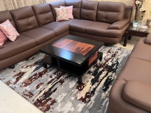 Alfombra Tradicional Roja de Primera Calidad, Hecha a Mano, con Pelo Grueso y Suave para Sala de Estar o Dormitorio - Product Image 3