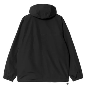 เสื้อแจ็คเก็ตโค้ชผู้ชายแบบสั่งทำขายส่ง ผ้าโพลีเอสเตอร์/คอตตอน คอตั้ง โลโก้ด้านหน้า ผ้าแคนวาส ลำลอง ย้อมสีพื้น แบบกำหนดเองได้ - Product Image 4