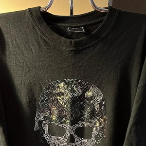 Men's & Women's Lucky Mouse <b>Rhinestone</b> T-Shirt 2026 Deep Black Regular Fit Red Yellow Silver Sparkle Crystal Streetwear <b>Top</b> - Product Image 5