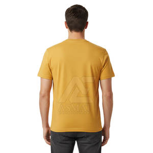 Camiseta de Hombre con Logotipo Personalizado, Bordada, de Algodón, Estilo Urbano, de Alta Calidad, Camiseta Bordada de Gran Gramaje - Product Image 5