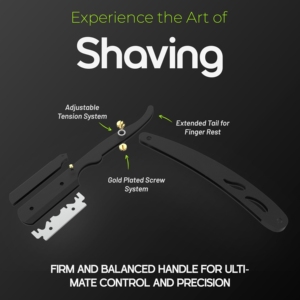 Harbor Industry High Quality <b>Straight</b> Razor Single Edge Non-Disposable Custom Logo OEM Service Stainless Steel Hot Sale Barber - Product Image 2