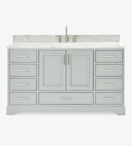 Mueble de Baño Mary de 61 Pulgadas con Lavabo Individual, Solo Mueble, 3 Opciones de Acabado, Directo de Fábrica, Vietnam - Product Image 1