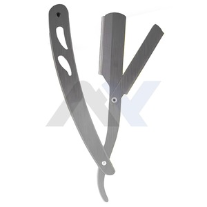 Professional Mens Straight Razor Navajas Para Barbero Stainless Steel <b>Swing</b> Lock Cut Throat Shaving Razor Barber Edge Kit <b>Single</b> - Product Image 2