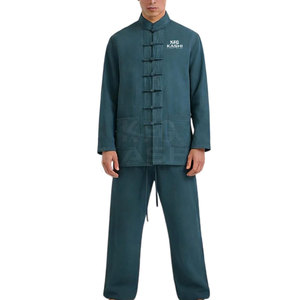 Uniforme de Kung Fu de Estilo Tradicional, Duradero, con Acabado Suave, Ajuste Cómodo, Transpirable por Delante, Tejido de Secado Rápido para Principiantes y Expertos - Product Image 2
