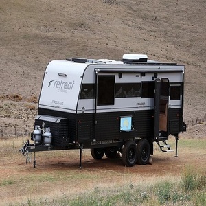 Caravane moderne d'occasion haut de gamme avec design imperméable et suspension indépendante, prête pour les voyages d'aventure - Product Image 3
